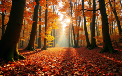 La beauté sauvage des forêts françaises en automne