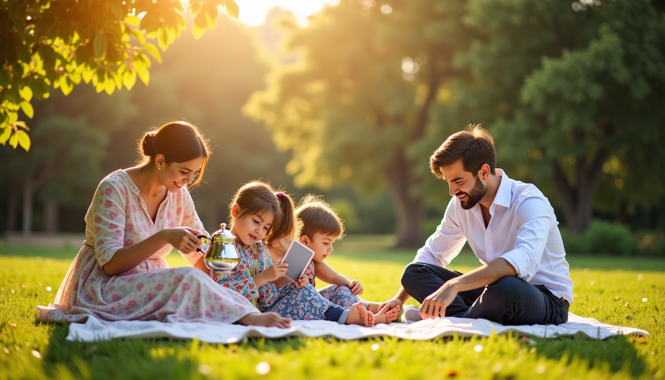 Mode de vie familial : équilibre entre tradition et modernité