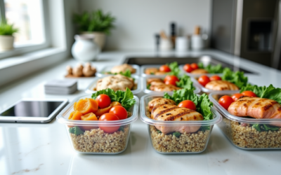 Meal prep protéiné : comment planifier vos menus de la semaine pour atteindre vos objectifs