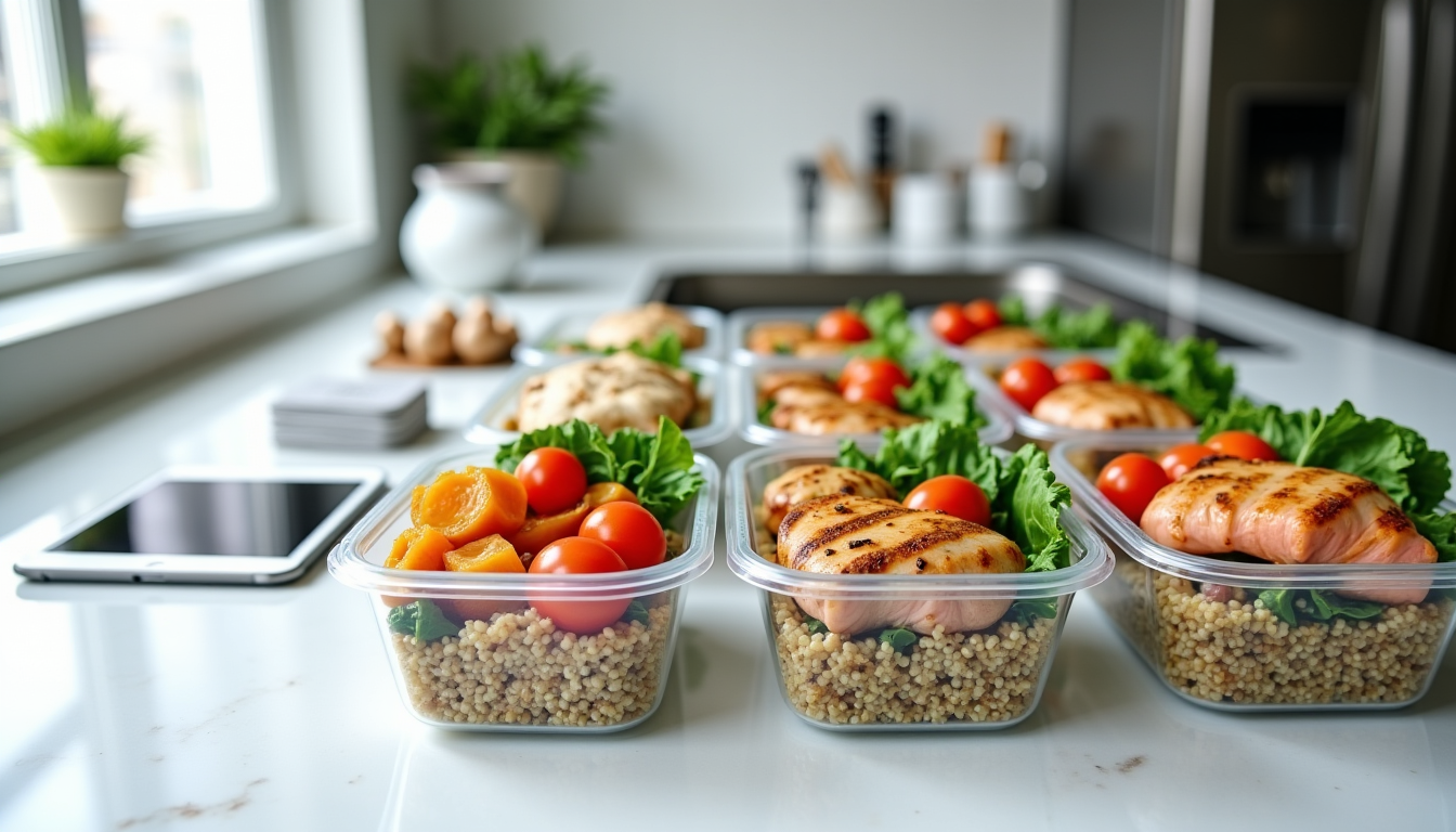 Meal prep protéiné : comment planifier vos menus de la semaine pour atteindre vos objectifs